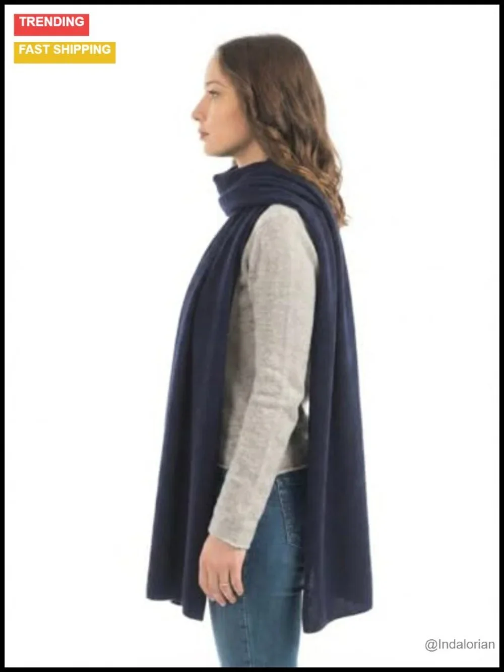 Wool Cashmere Blend Stole Shawl Wrap for Women Evening Gala Wedding
